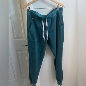FIGS Caribbean blue joggers